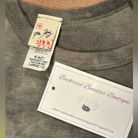 NWT Olive Tie-die tank, L - Picture 4 of 8